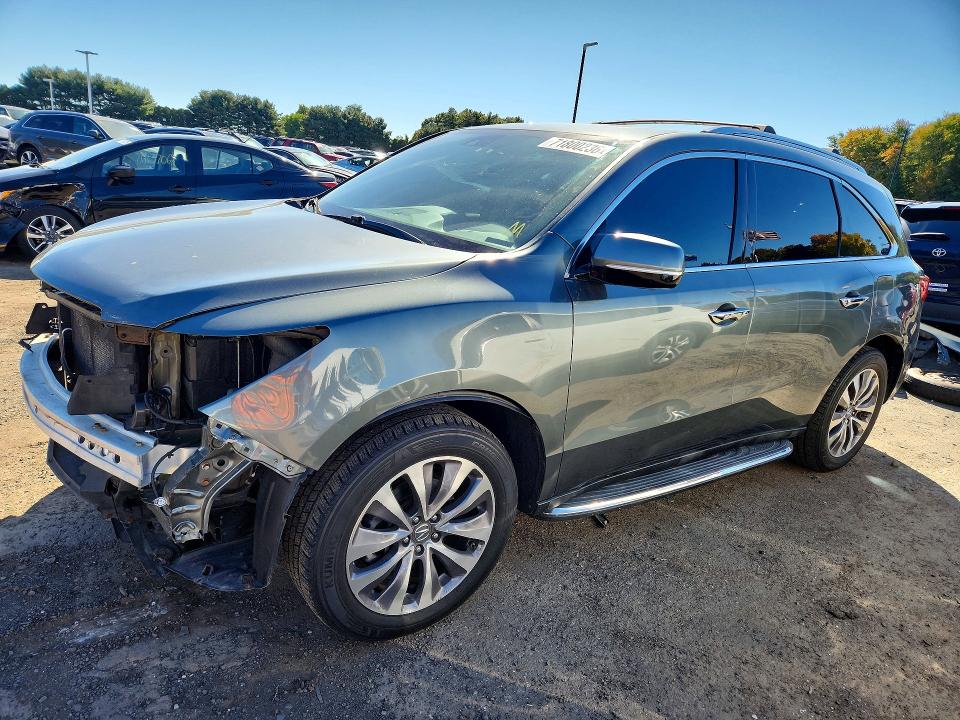 Photo 1 from auction – 2014 ACURA MDX with VIN 5FRYD4H46EB003188