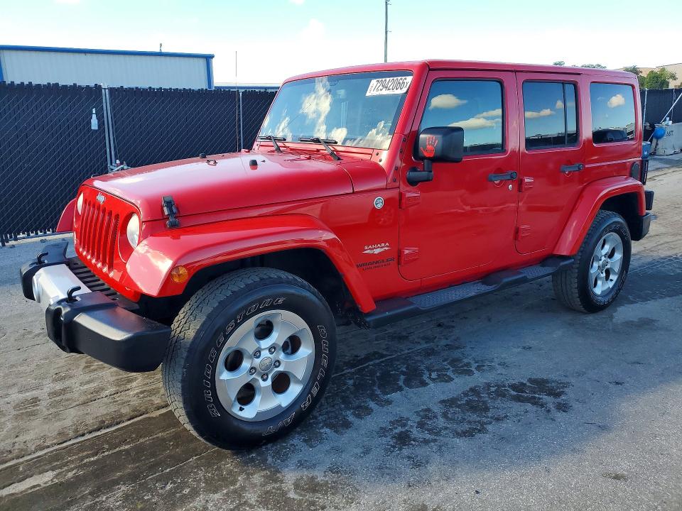 JEEP WRANGLER UNLIMITED 2015 с VIN 1C4BJWEGXFL527971 - Снимка от търг