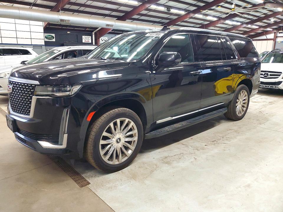 CADILLAC ESCALADE 2021 with VIN 1GYS4LKL8MR166512 - Photo from auction