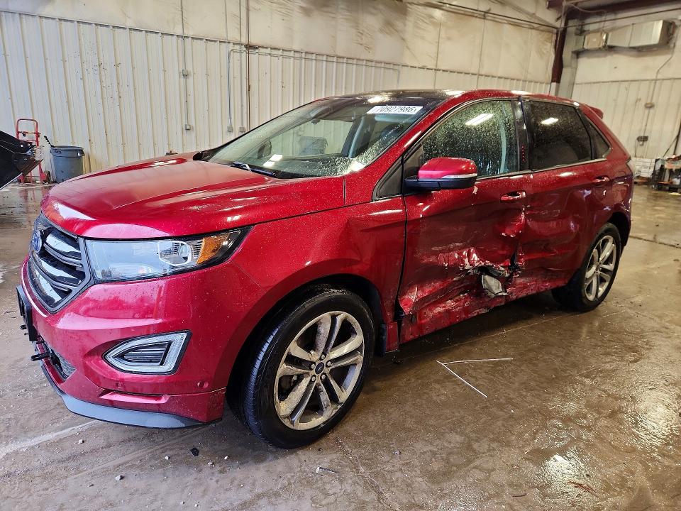 FORD EDGE 2017 with VIN 2FMPK4AP5HBB18823 - Photo from auction