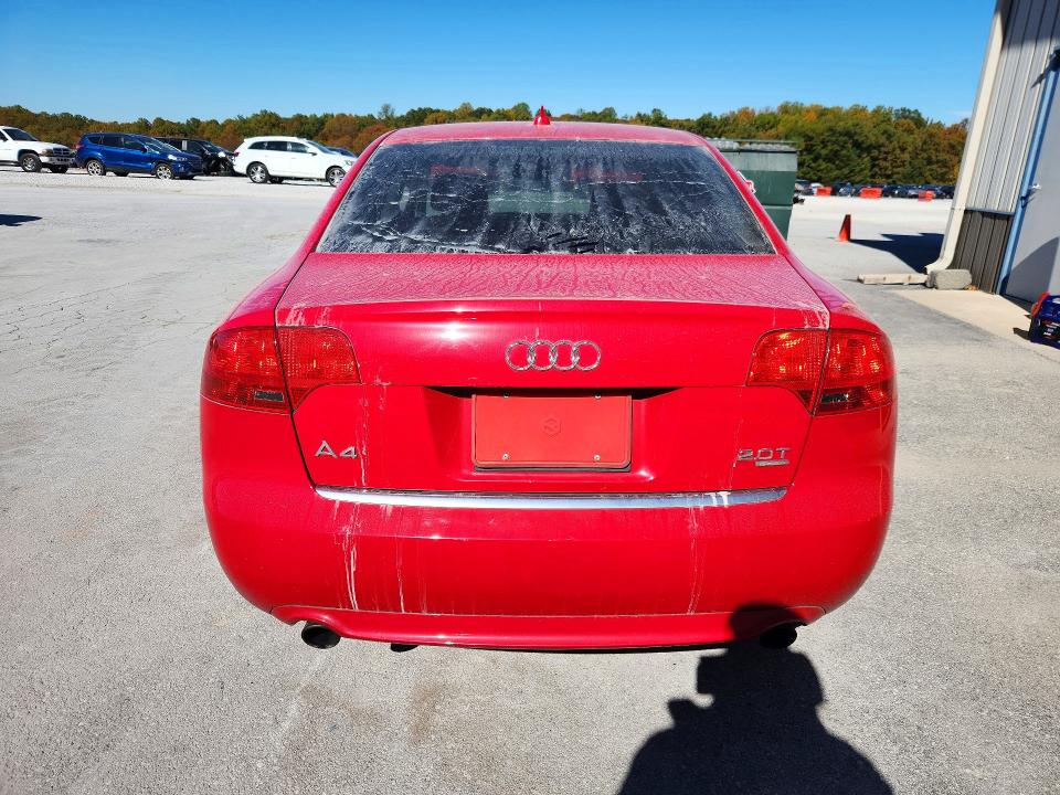 Снимка 6 от търг – 2008 AUDI A4 с VIN WAUDF78E68A051059