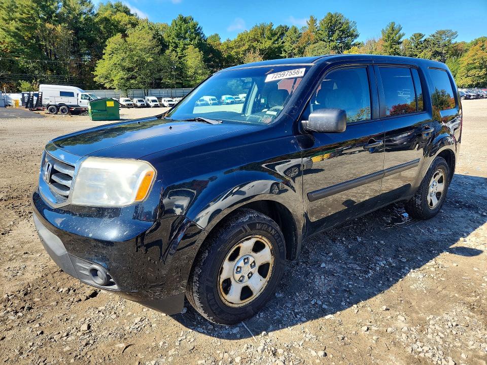 Снимка 1 от търг – 2012 HONDA PILOT с VIN 5FNYF4H2XCB073588