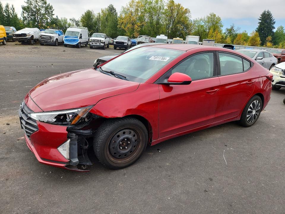 HYUNDAI ELANTRA 2019 с VIN KMHD84LF8KU737097 - Снимка от търг