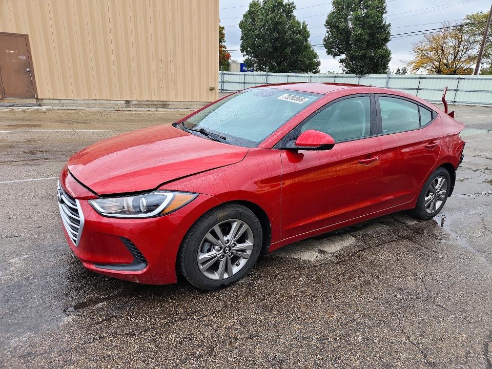 HYUNDAI ELANTRA 2018 с VIN KMHD84LF4JU658878 - Снимка от търг