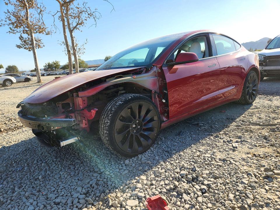 TESLA MODEL 3 2021 with VIN 5YJ3E1EC4MF936329 - Photo from auction
