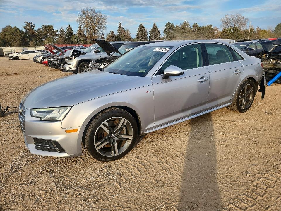 AUDI A4 2017 с VIN WAUENAF40HN039657 - Снимка от търг