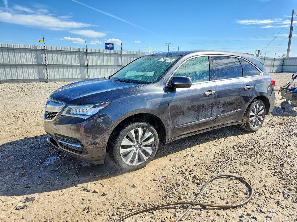 Снимка 1 от търг – 2014 ACURA MDX с VIN 5FRYD4H46EB037129