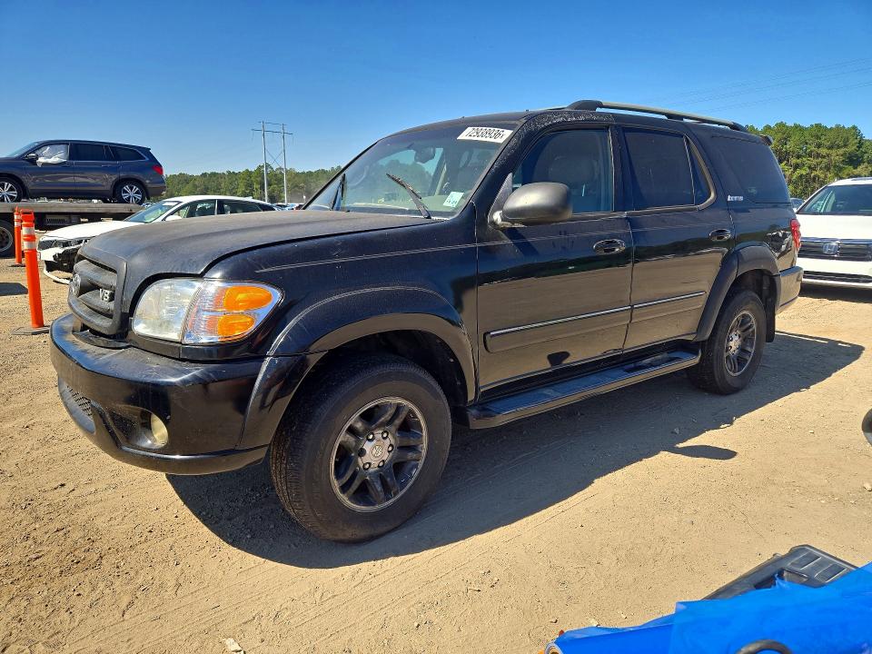 TOYOTA SEQUOIA 2003 with VIN 5TDZT38A53S188626 - Photo from auction