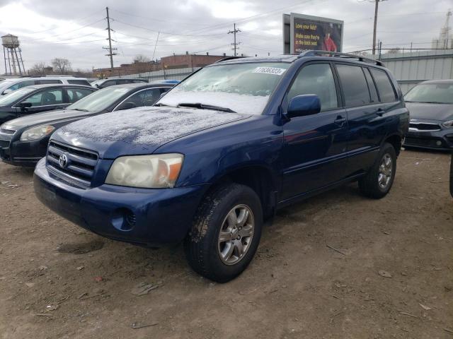 TOYOTA HIGHLANDER 2005 with VIN JTEDP21A050048200 - Photo from auction