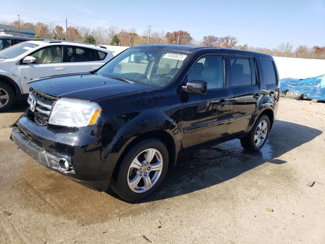 HONDA PILOT EXL 2013 with VIN 5FNYF4H55DB078760 - Photo from auction