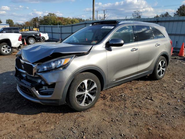 KIA SORENTO EX 2016 مع رقم تعريف المركبة 5XYPHDA55GG077752 - صورة من المزاد