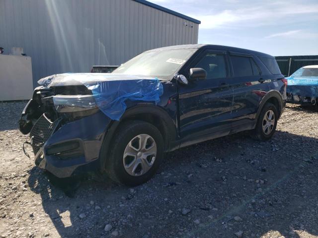 FORD EXPLORER P 2021 with VIN 1FM5K8AB7MGB53627 - Photo from auction