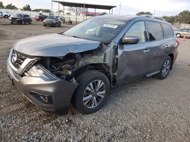 NISSAN PATHFINDER 2019 with VIN 5N1DR2MMXKC633697 - Photo from auction
