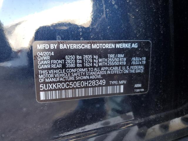 Photo 14 from auction – 2014 BMW X5 XDRIVE3 with VIN 5UXKR0C50E0H28349