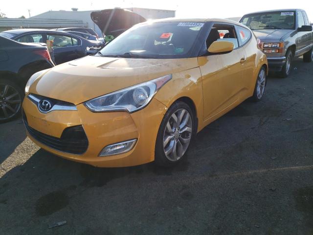HYUNDAI VELOSTER 2013 with VIN KMHTC6ADXDU154914 - Photo from auction