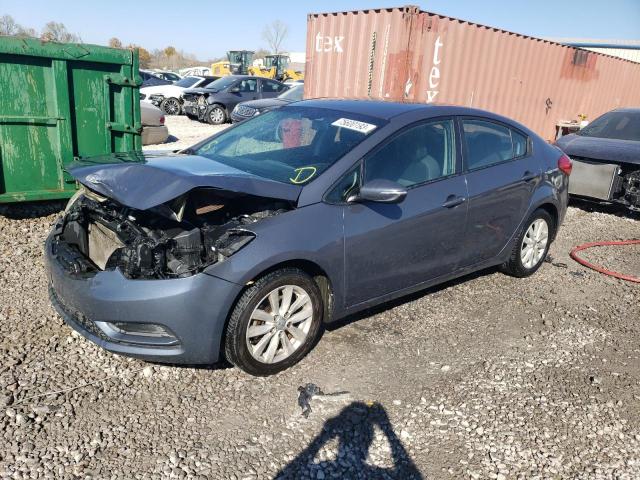 KIA FORTE LX 2014 with VIN KNAFX4A61E5153221 - Photo from auction
