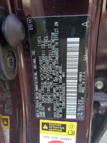 Photo 14 from auction – 2011 TOYOTA HIGHLANDER with VIN 5TDBK3EH7BS066676