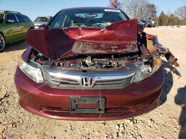 Photo 5 from auction – 2012 HONDA CIVIC LX with VIN 2HGFB2F59CH512666