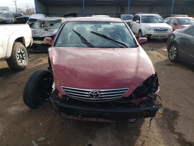Photo 5 from auction – 2005 TOYOTA CAMRY LE with VIN 4T1BE30KX5U095885