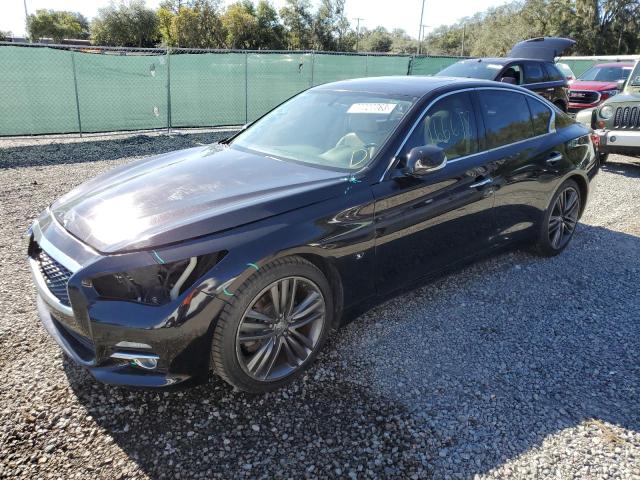INFINITI Q50 BASE 2014 with VIN JN1BV7AP8EM686824 - Photo from auction