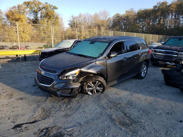CHEVROLET EQUINOX LS 2017 with VIN 2GNALBEK2H1555315 - Photo from auction
