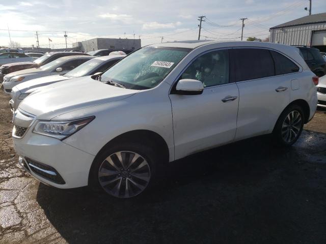 ACURA MDX TECHNO 2014 with VIN 5FRYD4H46EB011839 - Photo from auction