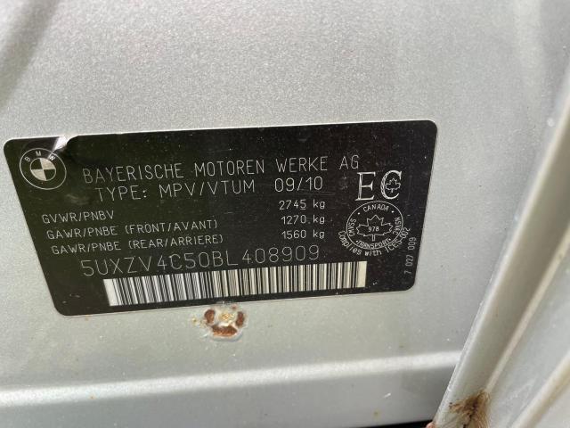 Photo 10 from auction – 2011 BMW X5 XDRIVE3 with VIN 5UXZV4C50BL408909