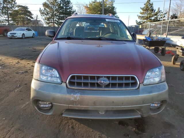 Photo 5 from auction – 2003 SUBARU LEGACY OUT with VIN 4S3BH675437600179