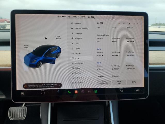 Photo 9 from auction – 2020 TESLA MODEL 3 with VIN 5YJ3E1EB9LF638378