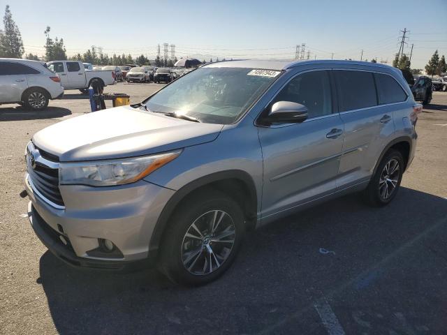 TOYOTA HIGHLANDER 2016 with VIN 5TDKKRFH6GS127718 - Photo from auction