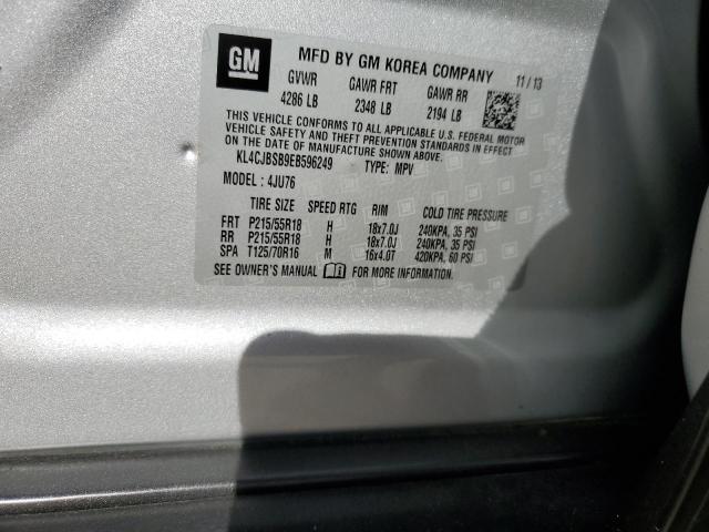Photo 14 from auction – 2014 BUICK ENCORE CON with VIN KL4CJBSB9EB596249