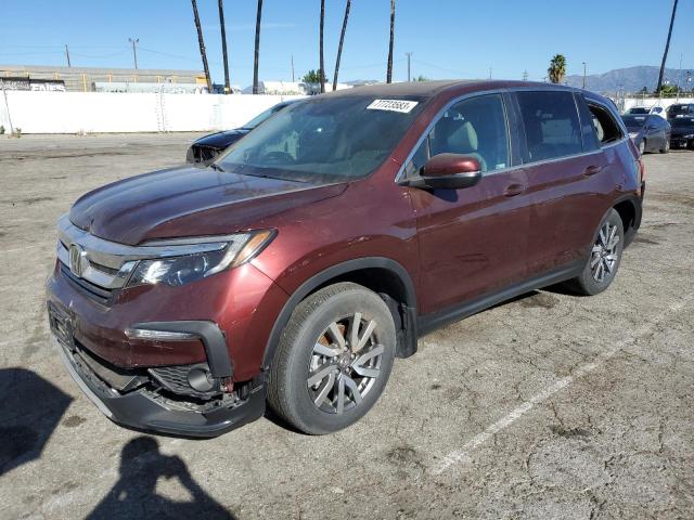 Photo 1 from auction – 2021 HONDA PILOT EXL with VIN 5FNYF6H57MB093367