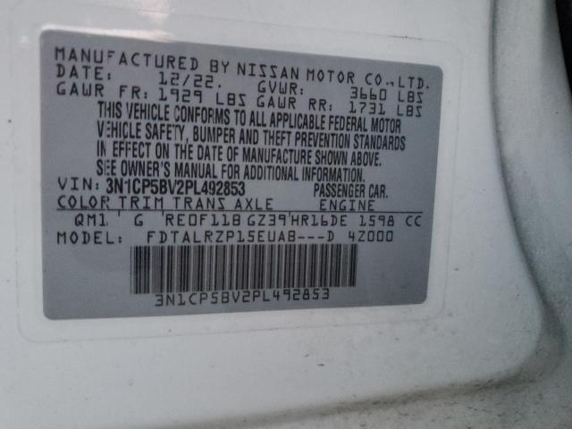 Photo 14 from auction – 2023 NISSAN KICKS S with VIN 3N1CP5BV2PL492853