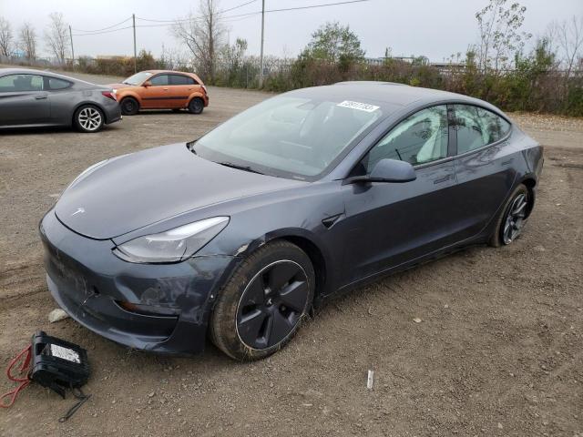 TESLA MODEL 3 2022 with VIN 5YJ3E1EA4NF350987 - Photo from auction
