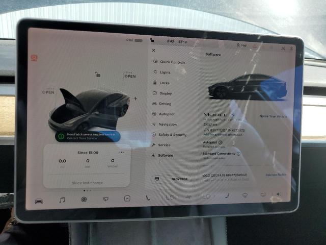 Photo 9 from auction – 2021 TESLA MODEL 3 with VIN 5YJ3E1EA1MF872975