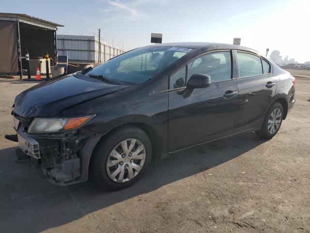 HONDA CIVIC LX 2012 with VIN 19XFB2F58CE385452 - Photo from auction