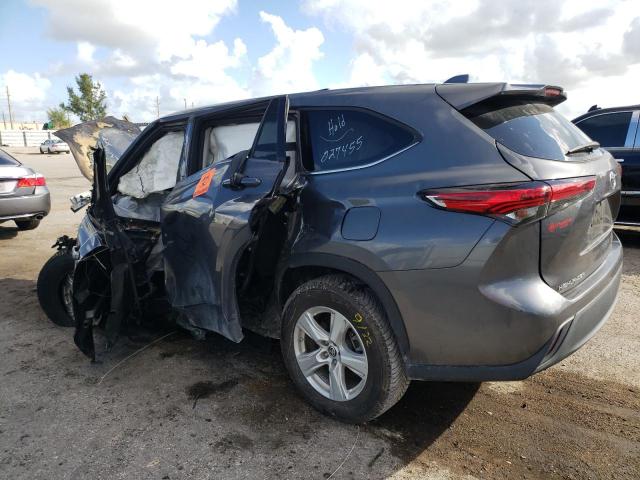 Photo 2 from auction – 2020 TOYOTA HIGHLANDER with VIN 5TDCZRAH2LS027455