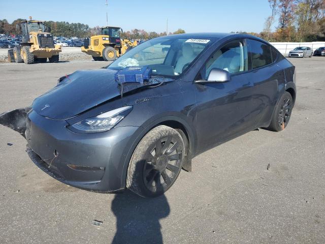 TESLA MODEL Y 2021 مع رقم تعريف المركبة 5YJYGAEE7MF186927 - صورة من المزاد