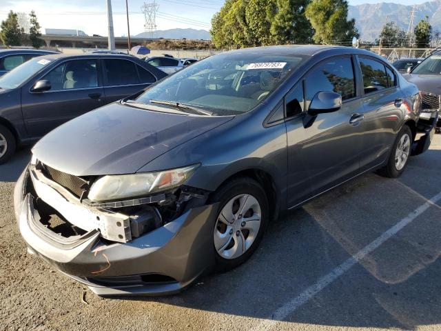 HONDA CIVIC LX 2013 with VIN 19XFB2F55DE242914 - Photo from auction