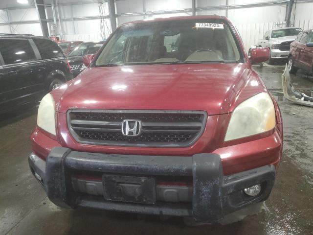 Photo 5 from auction – 2005 HONDA PILOT EX with VIN 5FNYF18485B013893