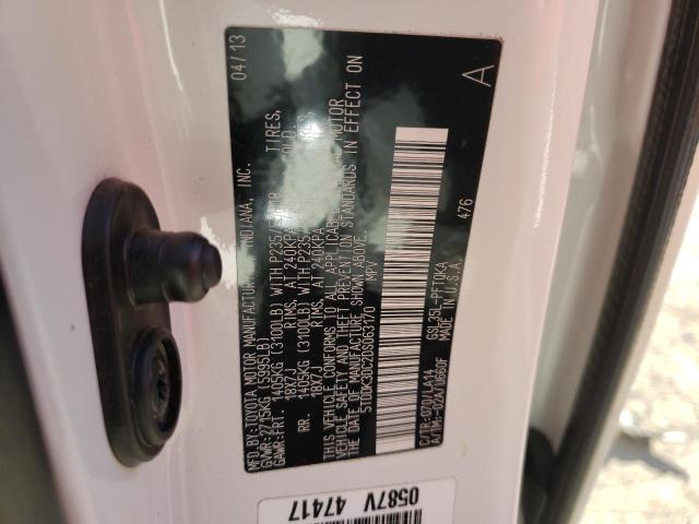 Photo 14 from auction – 2013 TOYOTA SIENNA XLE with VIN 5TDDK3DC2DS063170