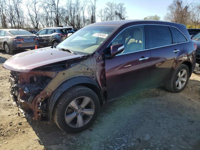 ACURA MDX 2012 with VIN 2HNYD2H24CH532614 - Photo from auction