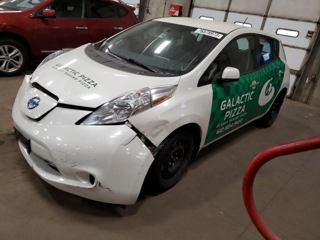 NISSAN LEAF S 2017 with VIN 1N4BZ0CPXHC302774 - Photo from auction