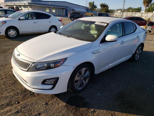 KIA OPTIMA HYB 2014 مع رقم تعريف المركبة KNAGN4AD5E5074188 - صورة من المزاد