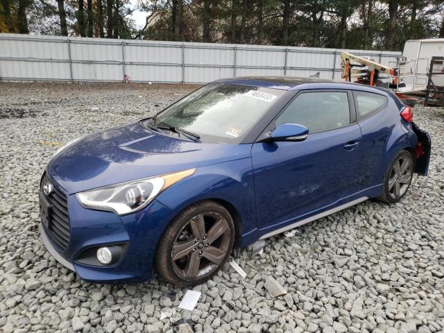 HYUNDAI VELOSTER T 2015 with VIN KMHTC6AE0FU245296 - Photo from auction