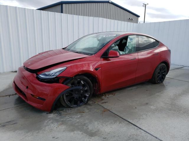 TESLA MODEL Y 2022 with VIN 7SAYGDEE8NF386706 - Photo from auction