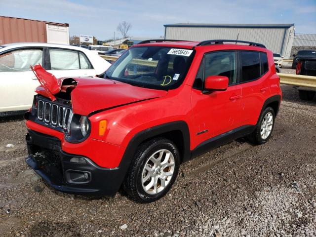 JEEP RENEGADE L 2018 with VIN ZACCJABB4JPJ38518 - Photo from auction