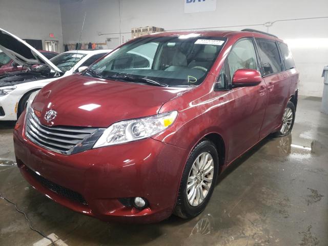 TOYOTA SIENNA XLE 2011 with VIN 5TDYK3DC2BS033827 - Photo from auction