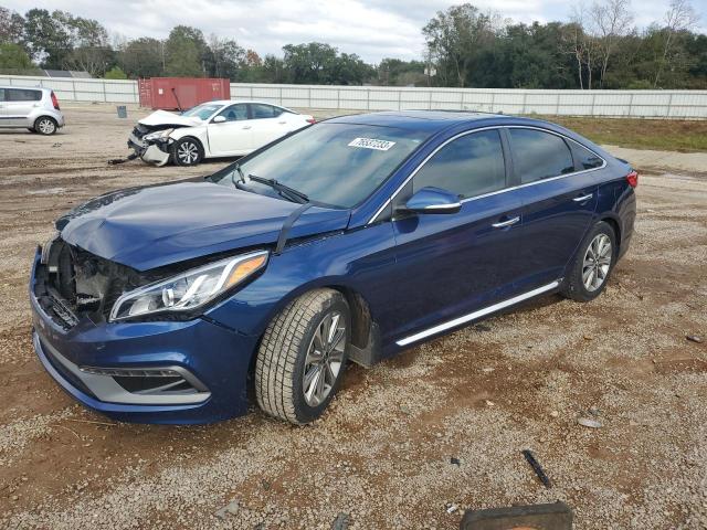 HYUNDAI SONATA SPO 2017 with VIN 5NPE34AF2HH590840 - Photo from auction