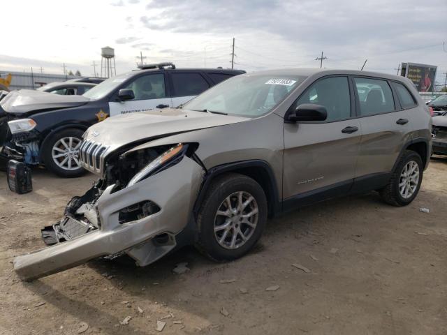 JEEP CHEROKEE S 2016 with VIN 1C4PJMABXGW263817 - Photo from auction